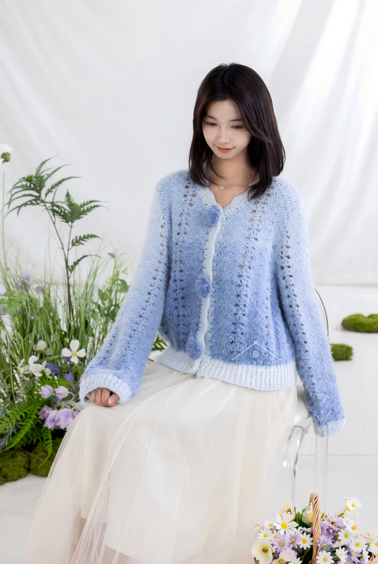 Rose Cardigan Crochet Kit