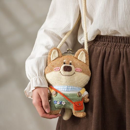 Süßes Haustier-Kuss-Verschlussbeutel-Häkelgarn-Set | Susans Familie