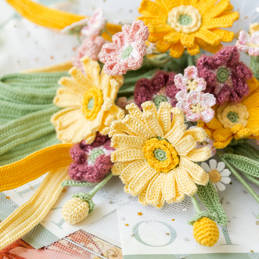 Mucha Bouquet Crochet Yarn Kit | Tribute to Art Series | Susan's Family