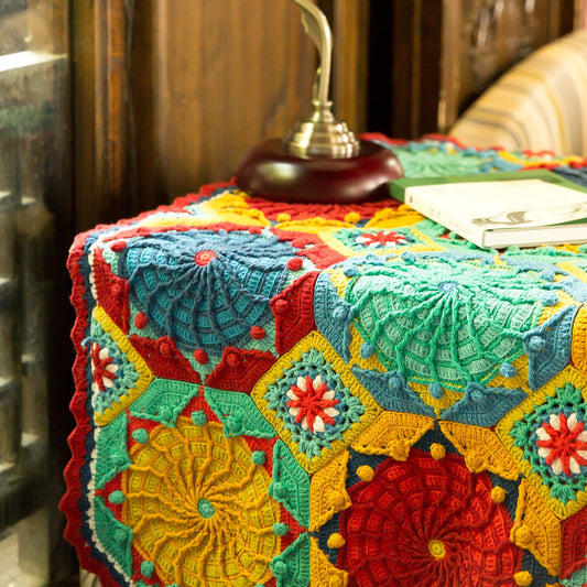 Kit de crochet « La couverture du panneau coulé » | La famille de Susan