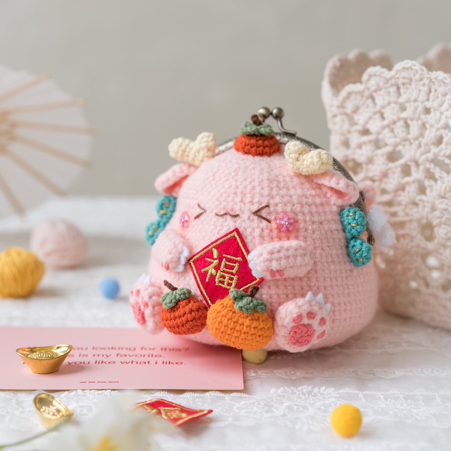 BabyLoong Kiss Lock Bag Crochet Yarn Kit | Susan's Family