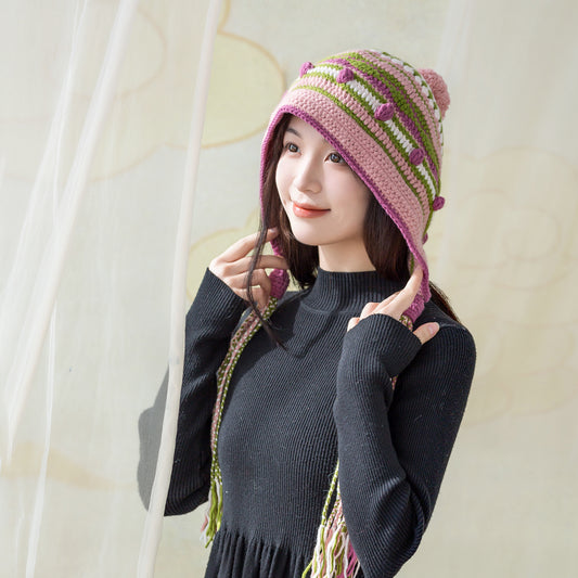 Kit de crochet pour bonnet à oreilles Brock | La famille de Susan