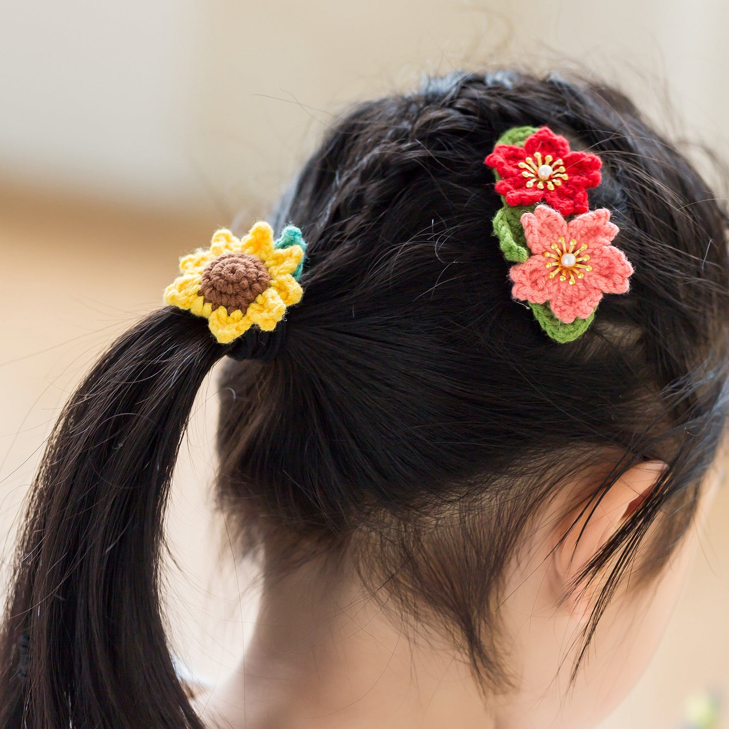 Flower Jewelry Set Crochet Yarn Kit | Floral Signals Series | Susan's Family