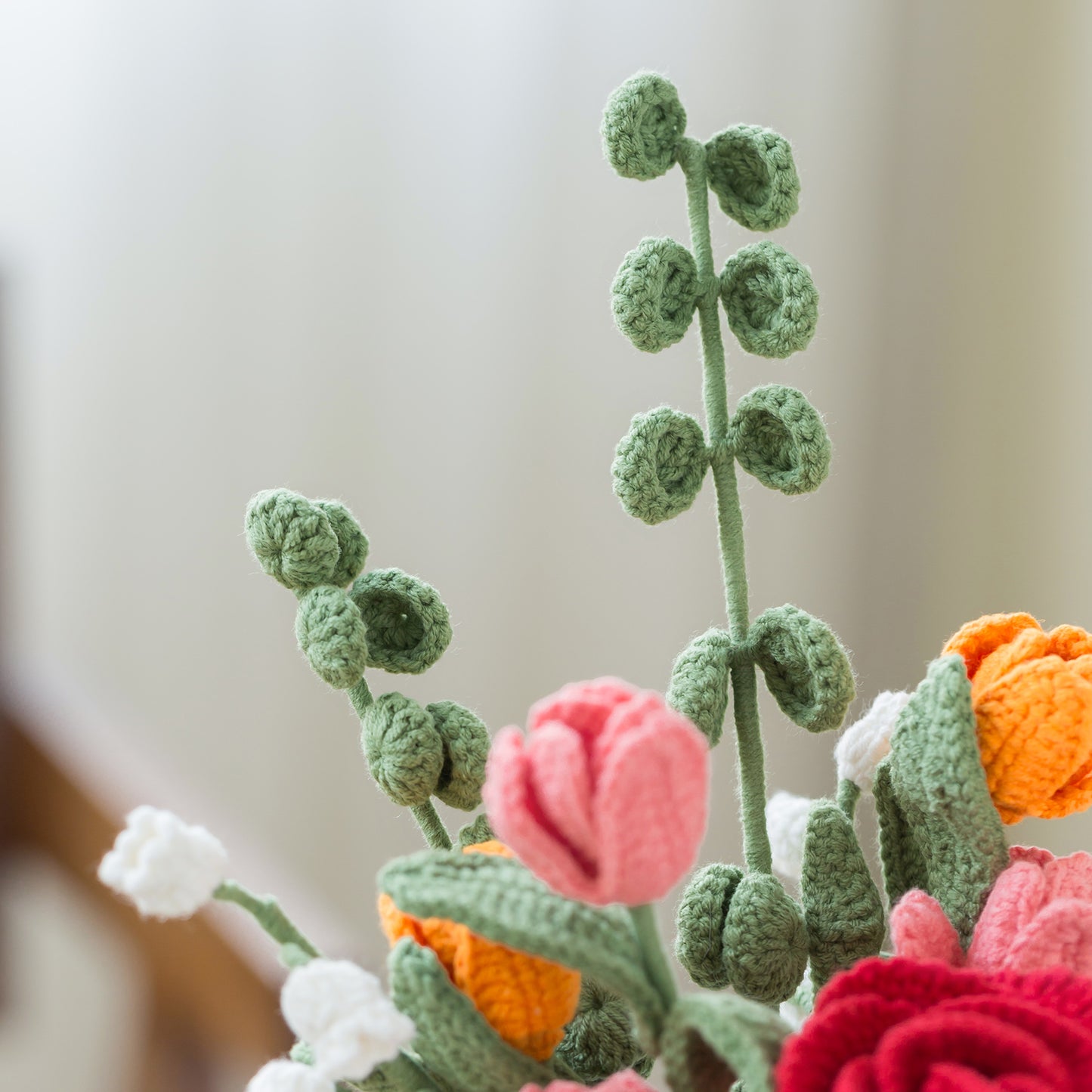 Milk Tea Bouquet Pen Crochet Yarn Kit | Susan's Family