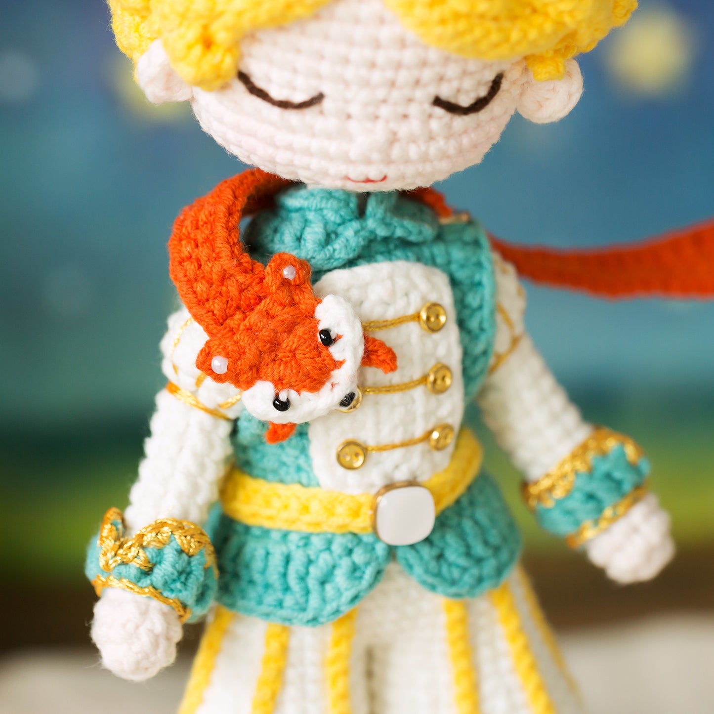 Little Prince Doll Crochet Yarn Kit | Susan's Family