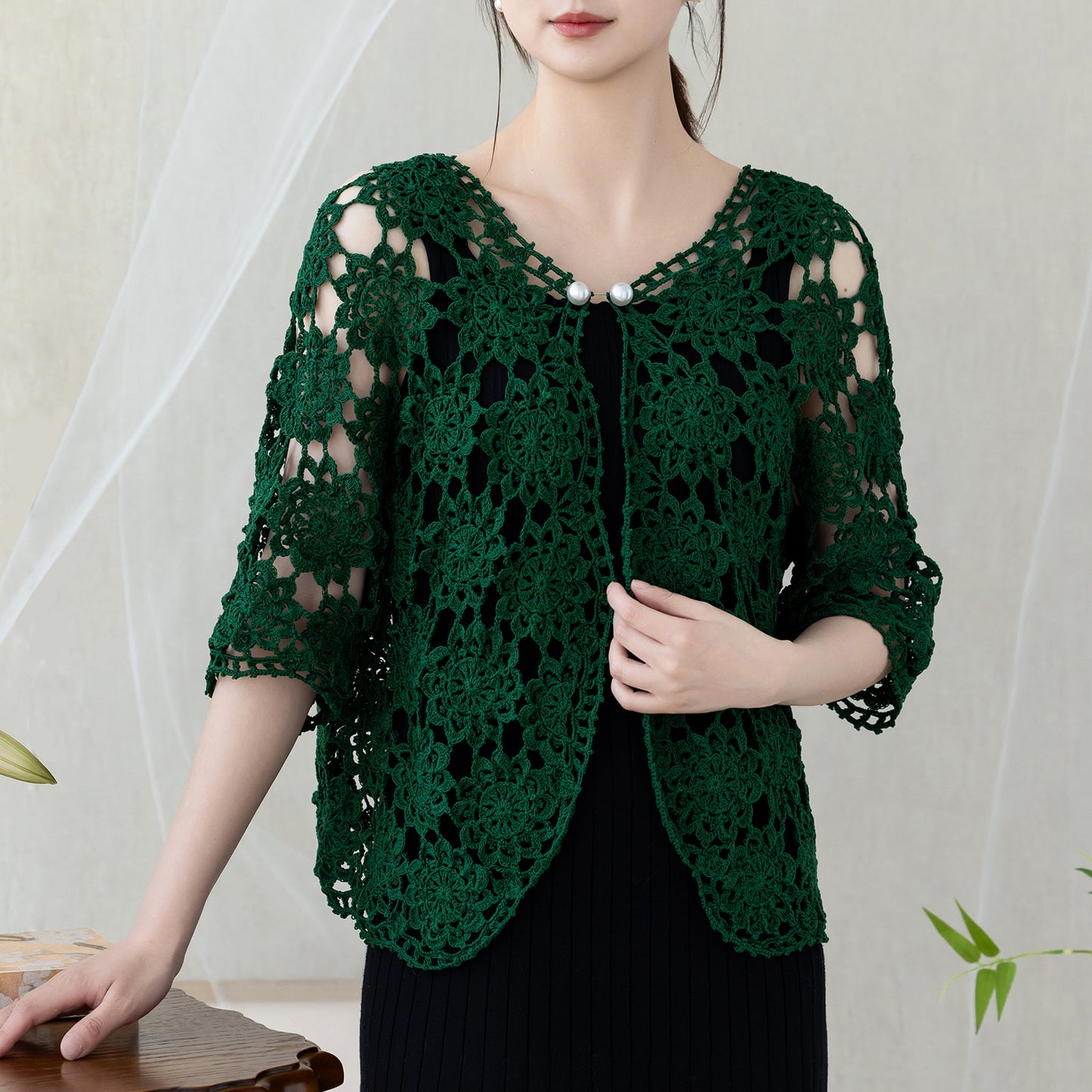 Spring Longing Lace Top Crochet Yarn Kit | Susan's Family