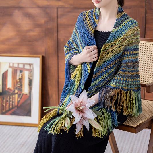 Calliope Shawl Crochet Yarn Kit