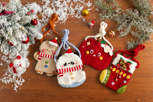 Christmas Crossbody Bag Crochet Digital Pattern