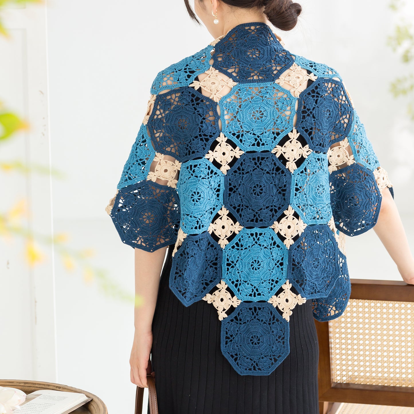 ChuYu Patchwork Shawl Crochet Yarn Kit | Susan's Family