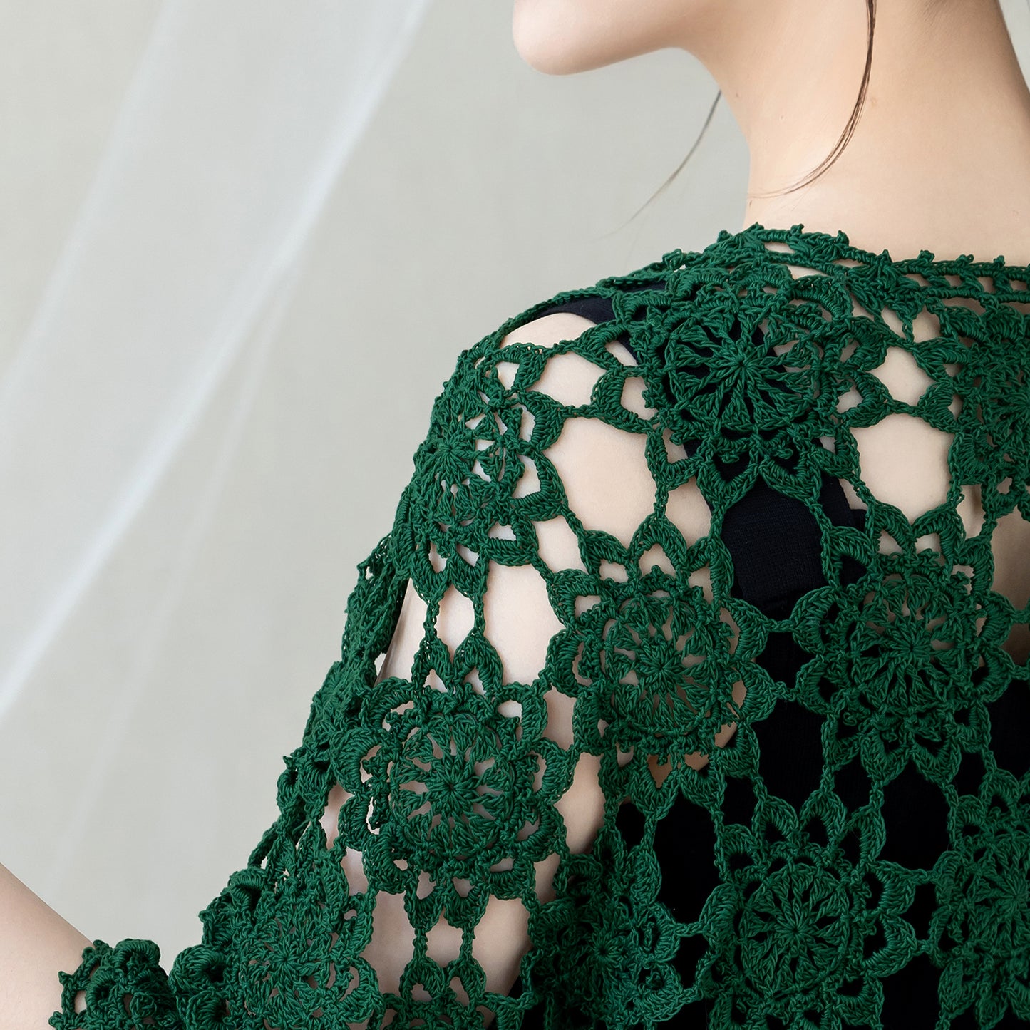 Spring Longing Lace Top Crochet Yarn Kit | Susan's Family