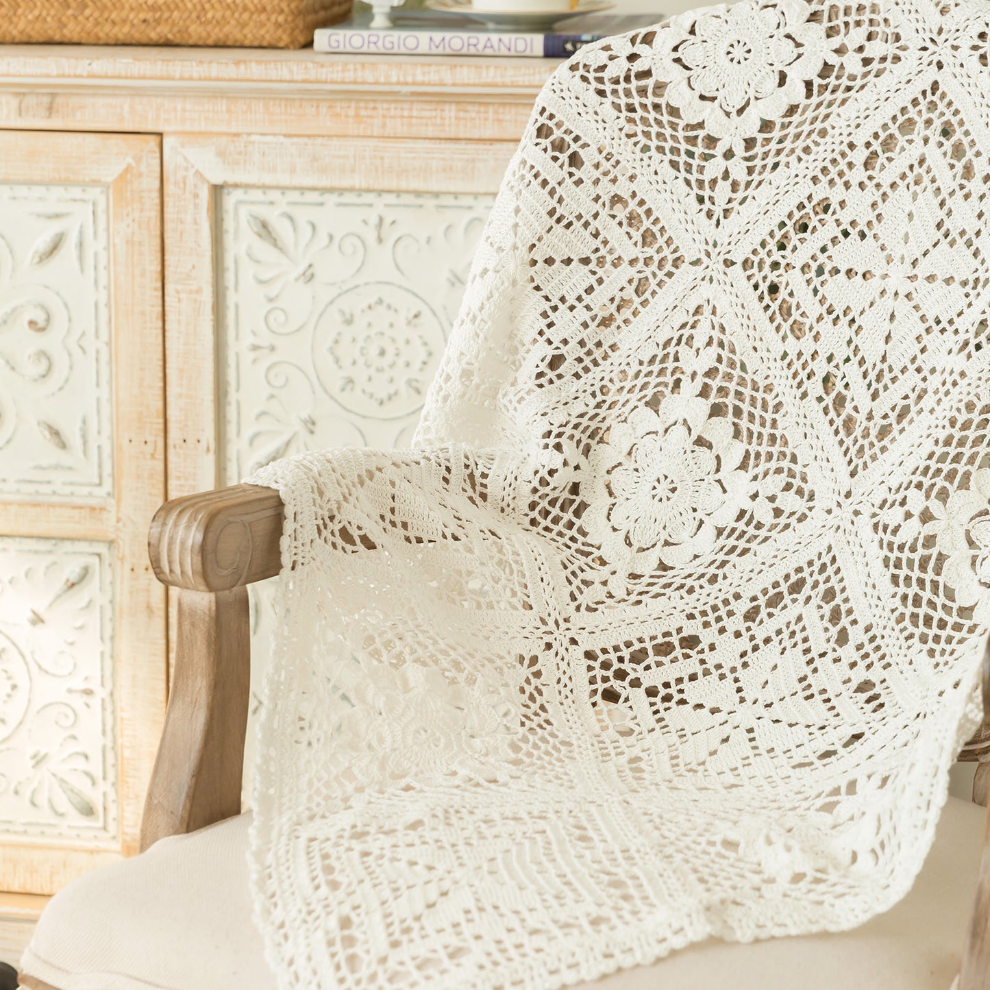 Rose Manor Lace Mat Crochet Yarn Kit | British Aesthetics Series | Susan's Family