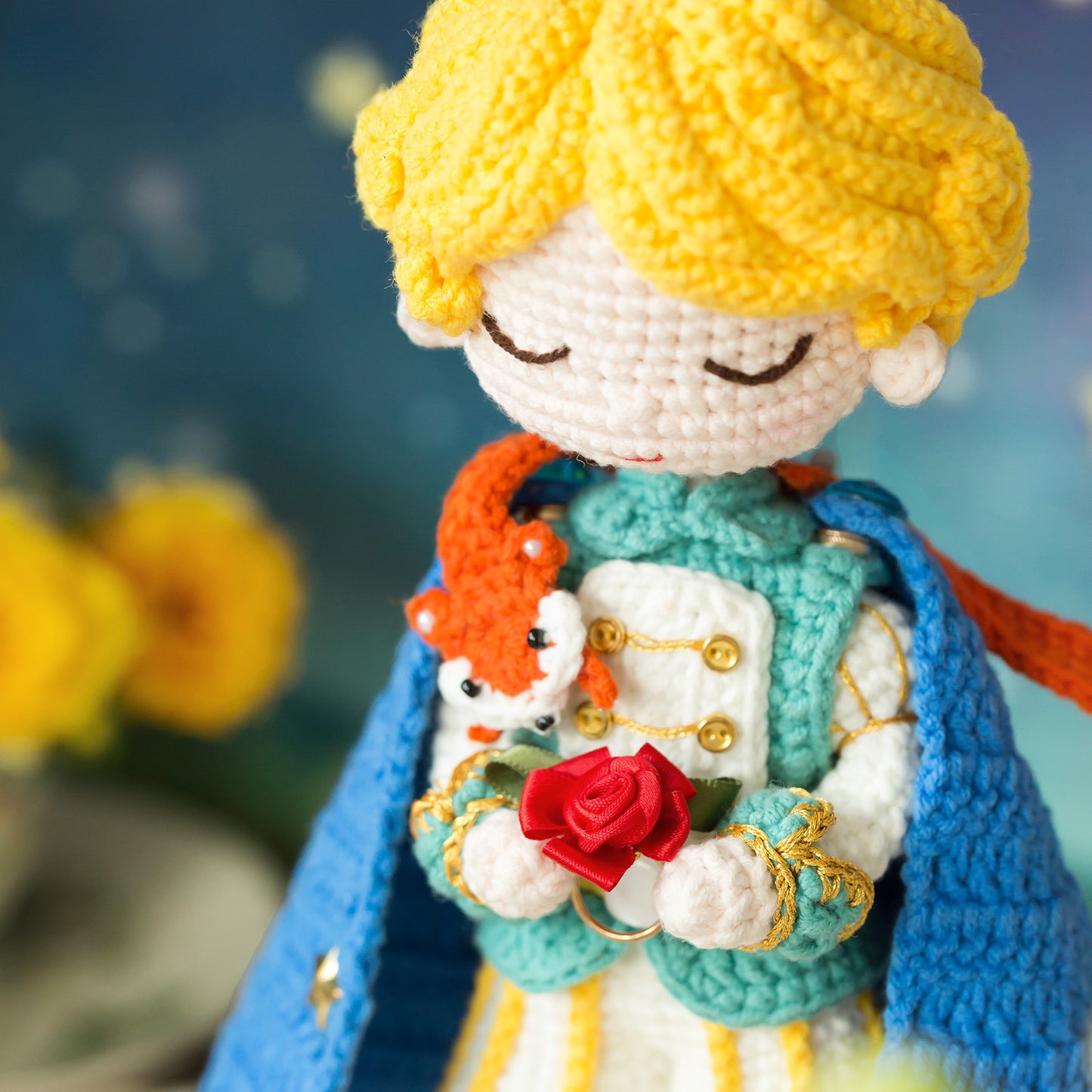 Little Prince Doll Crochet Yarn Kit | Susan's Family