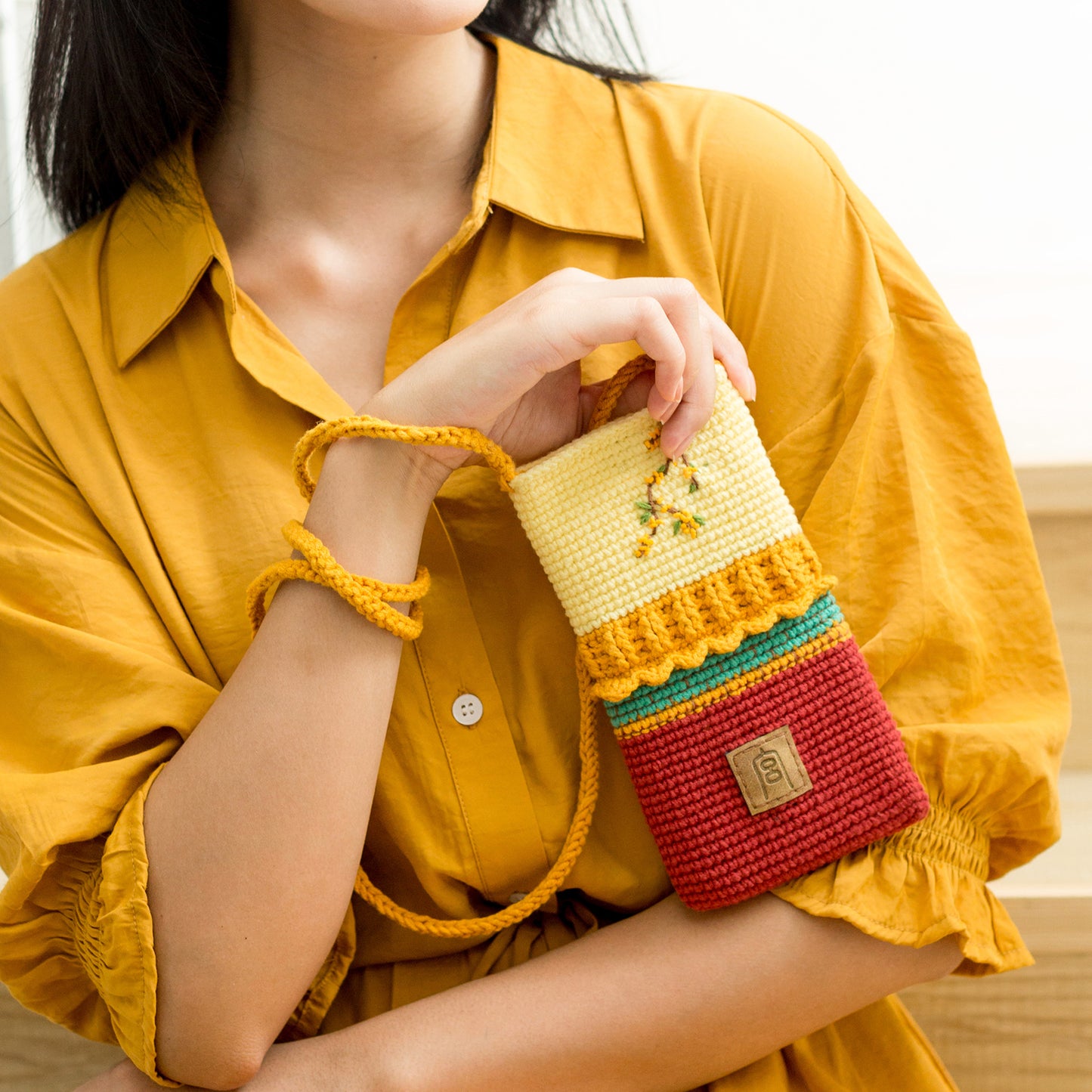 Forbidden City Seasons Phone Pouch Crochet Yarn Kit | Forbidden City Series | Susan's Family