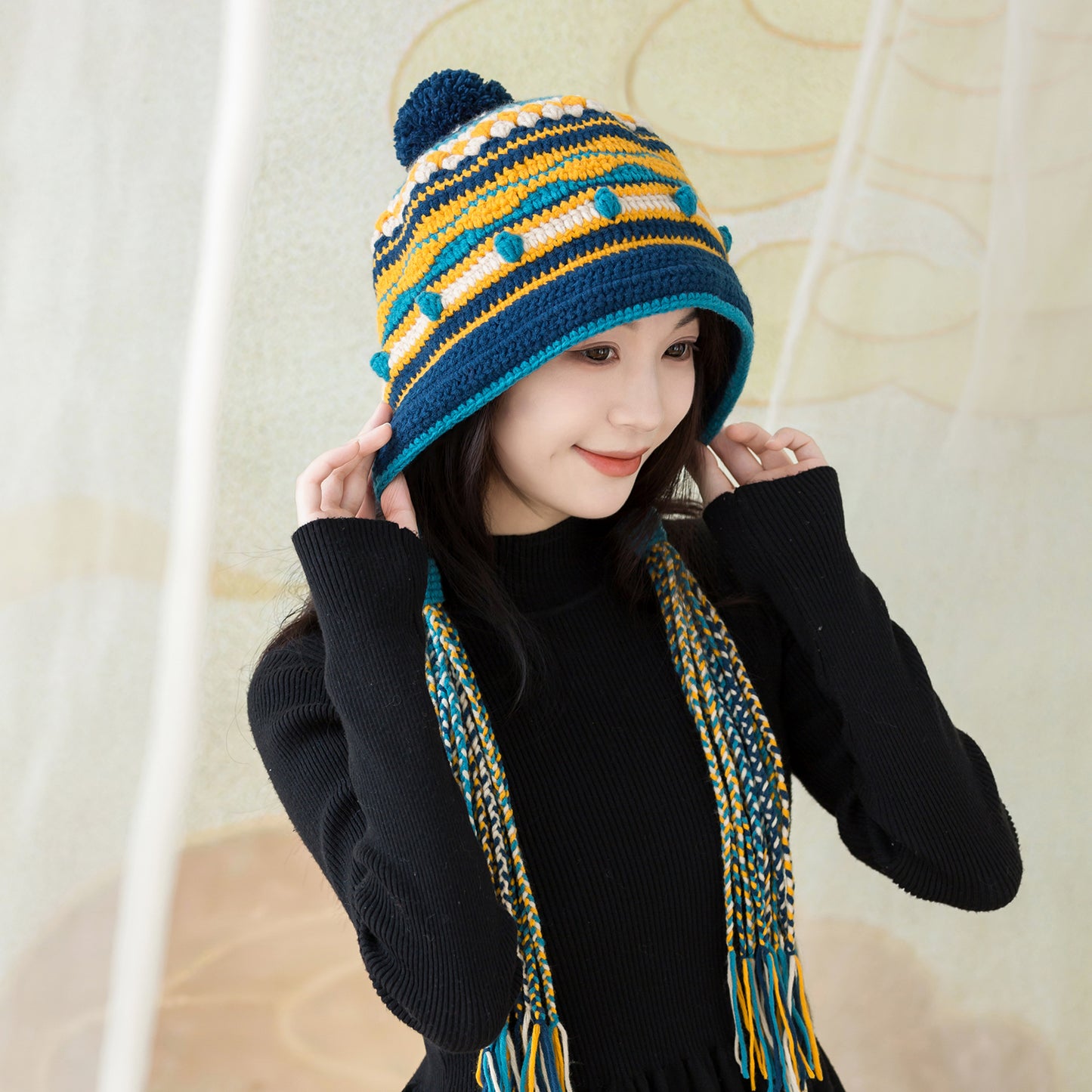 Brock Earflap Hat Crochet Yarn Kit | Susan's Family