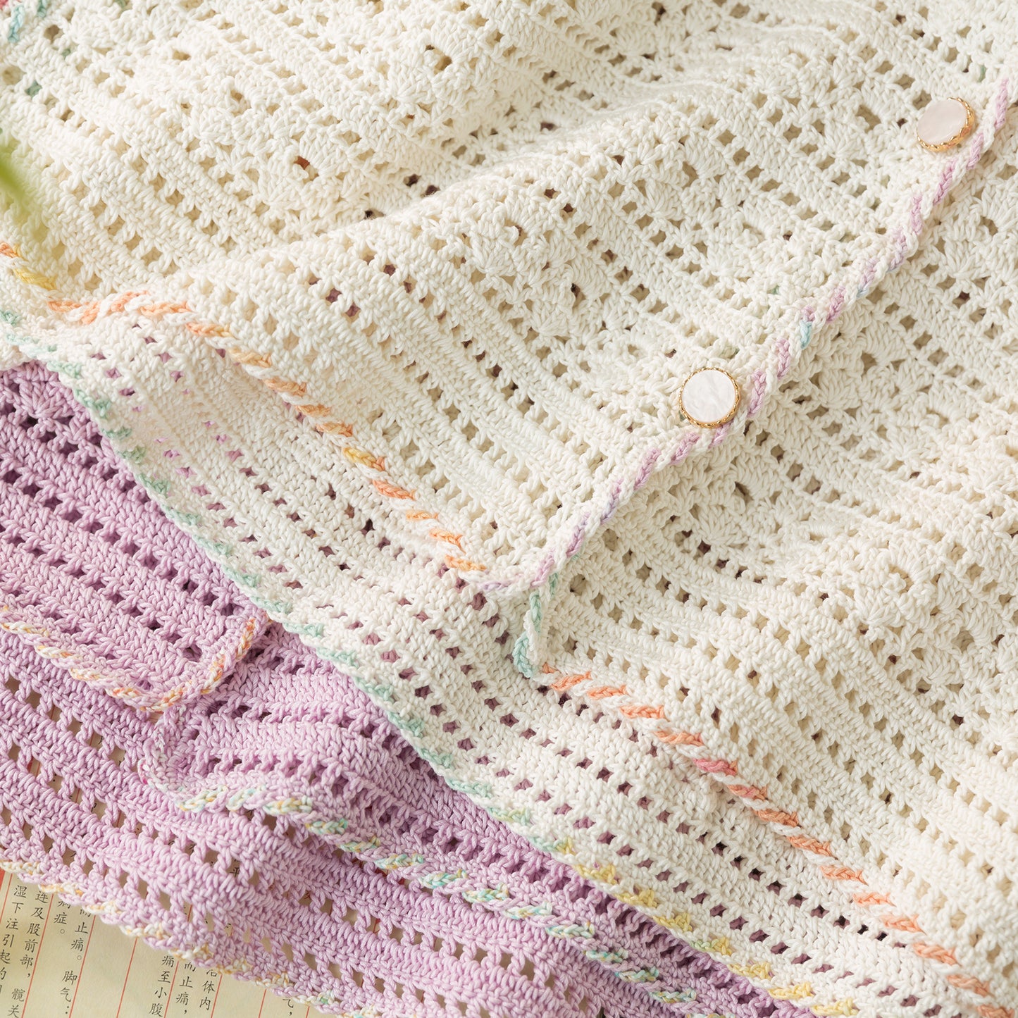 Eastern Fence Cardigan Crochet Yarn Kit | Herbal Chronicle Series | Susan's Family