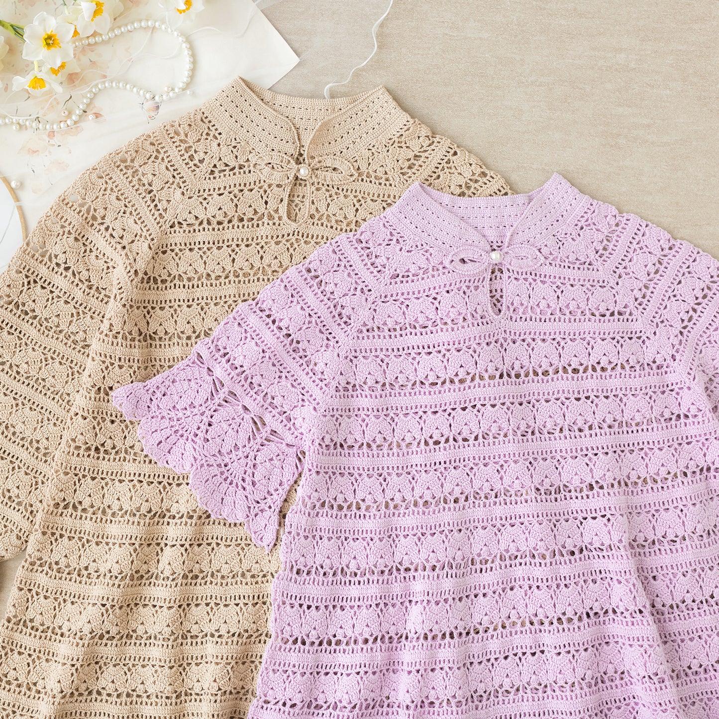 Southern Breeze Modern Qipao Crochet Yarn Kit | Susan's Family