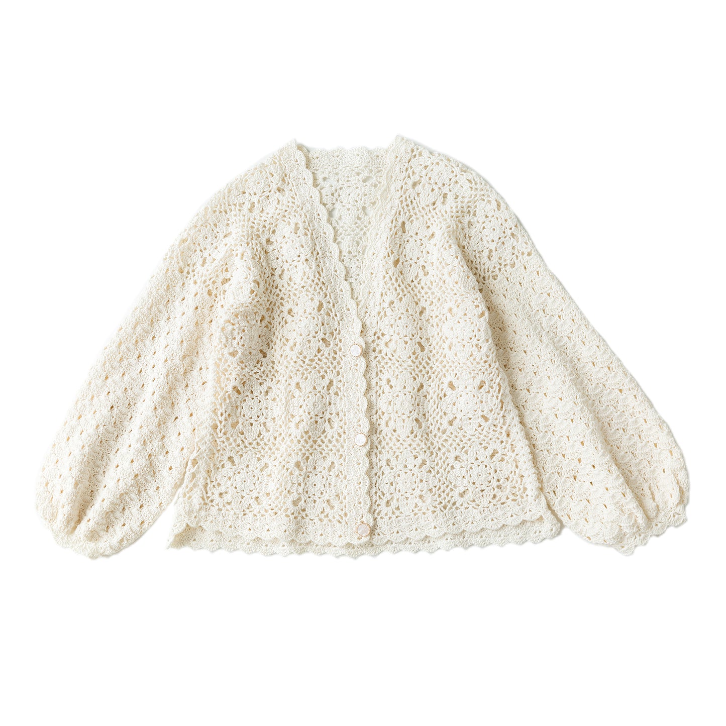 Whispering Grace Cardigan Crochet Yarn Kit | Susan's Family