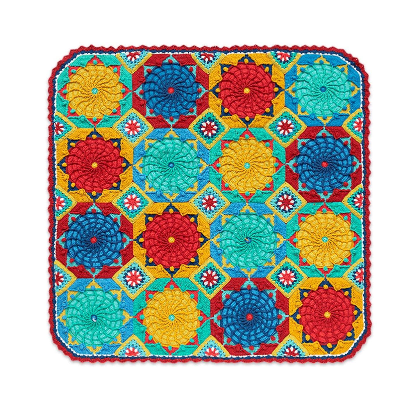 The Blanket of Sunk Panel Crochet Yarn Kit | Susan's Family