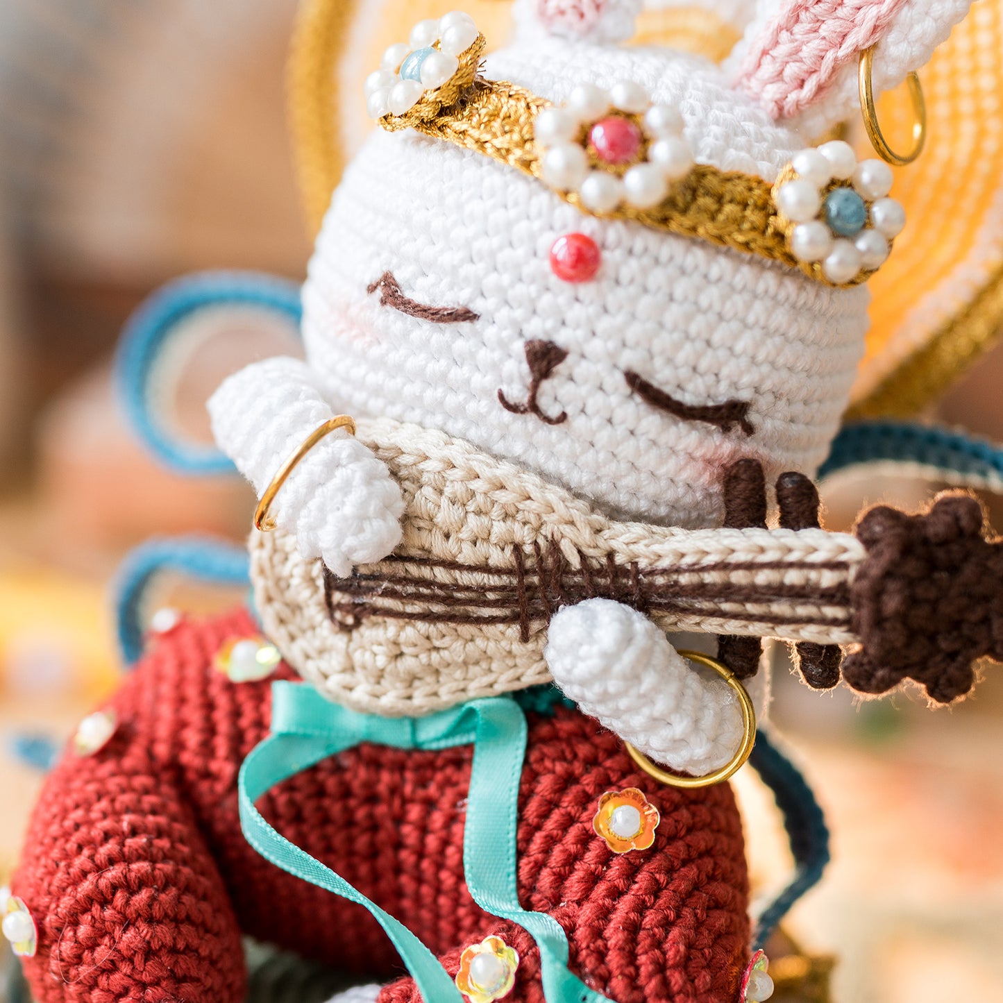 Celestial Rabbit Music Boxes Crochet Yarn Kit | Dunhuang Series| Susan's Family