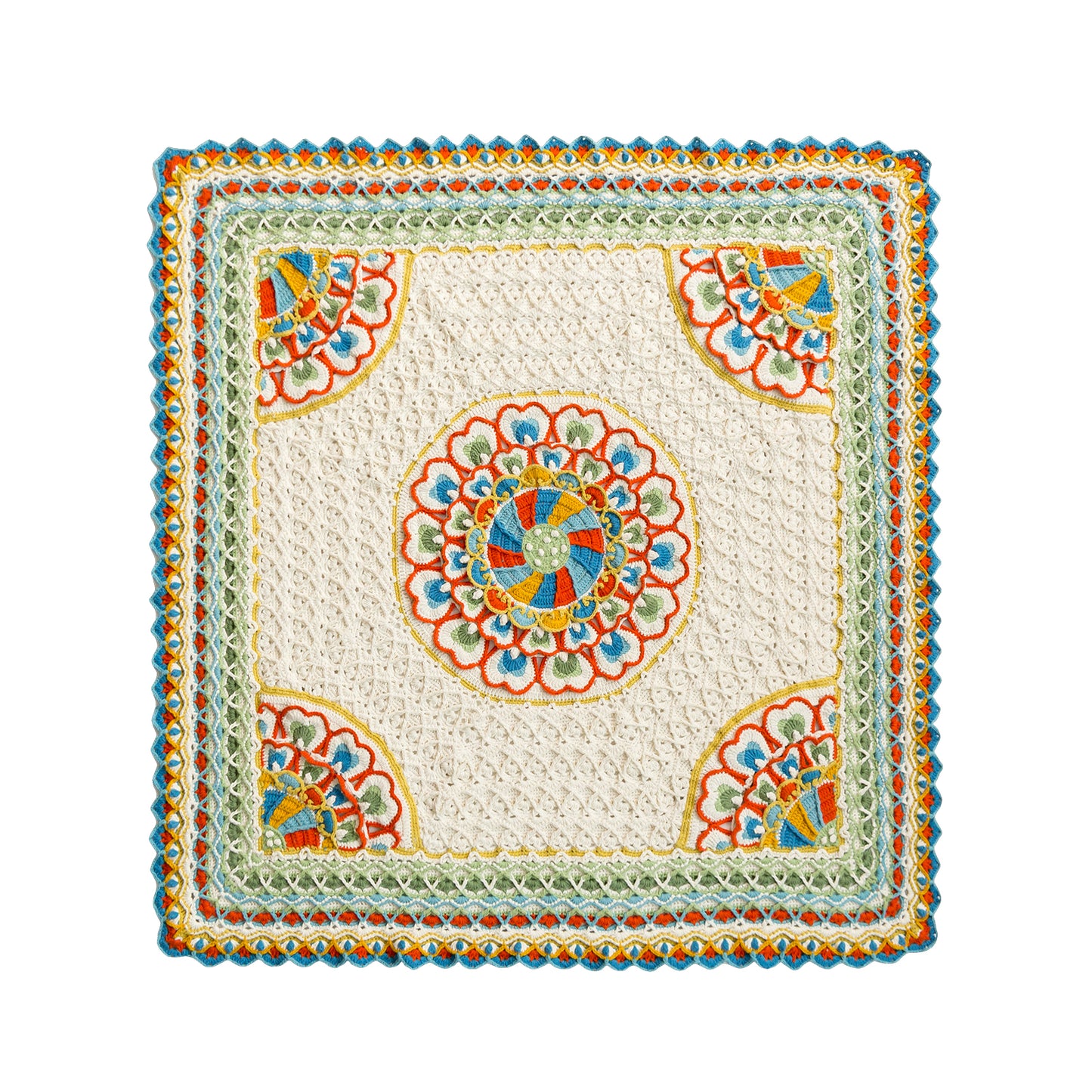 Skywheel Lotus Blanket Crochet Yarn Kit | Dunhuang Series | Susan's Family
