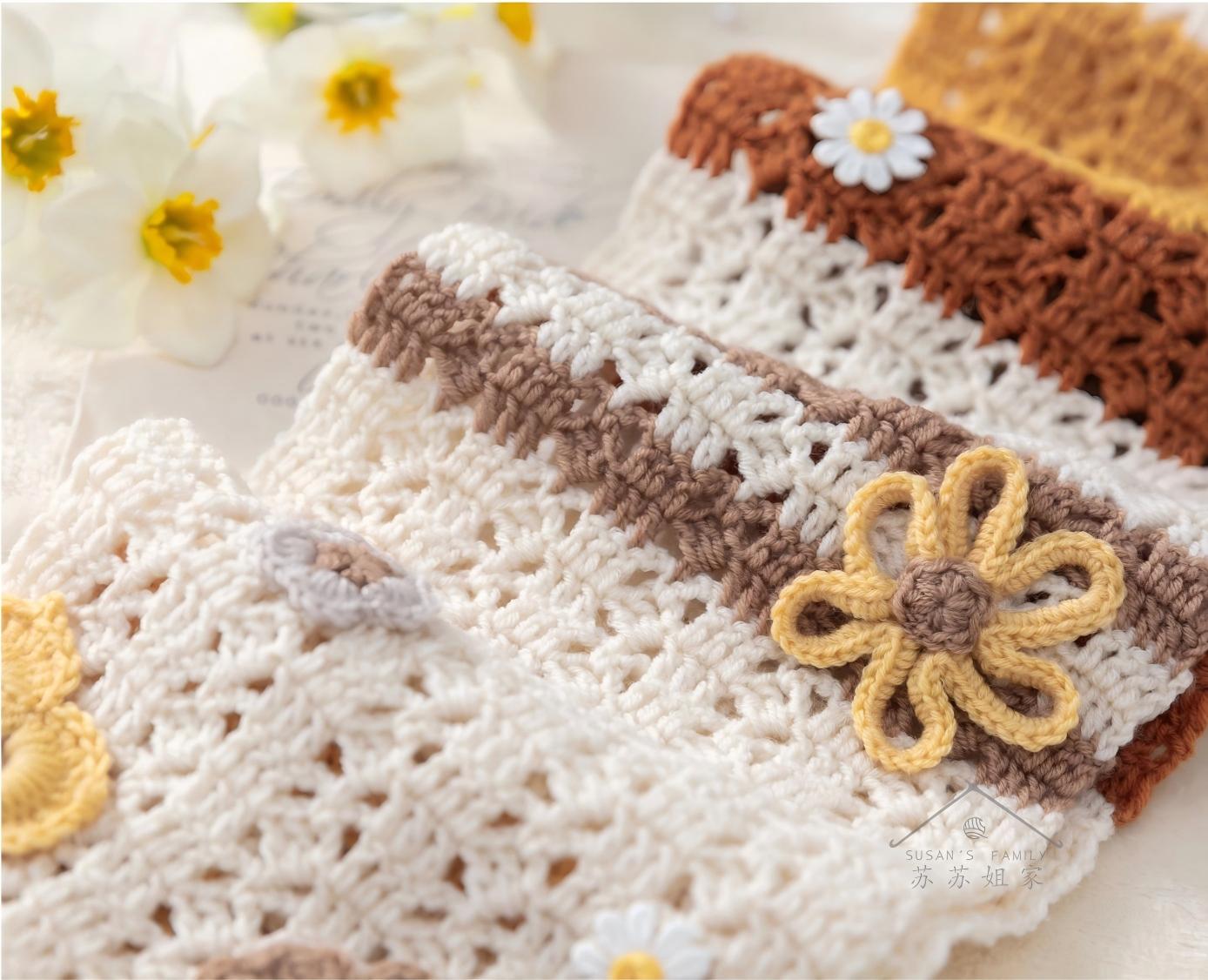 Flora Stripe Scarf Crochet Kit