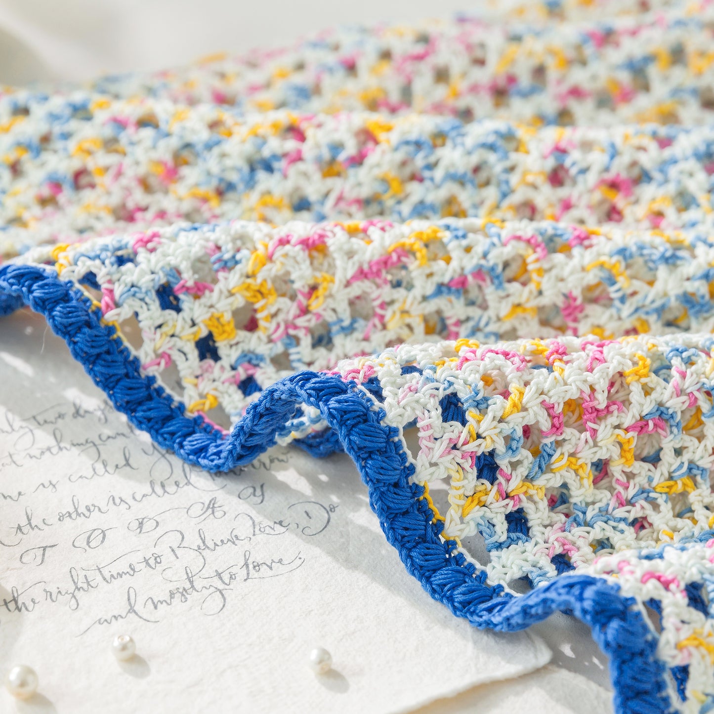YuYou Hollow Pullover Crochet Yarn Kit | Susan's Family