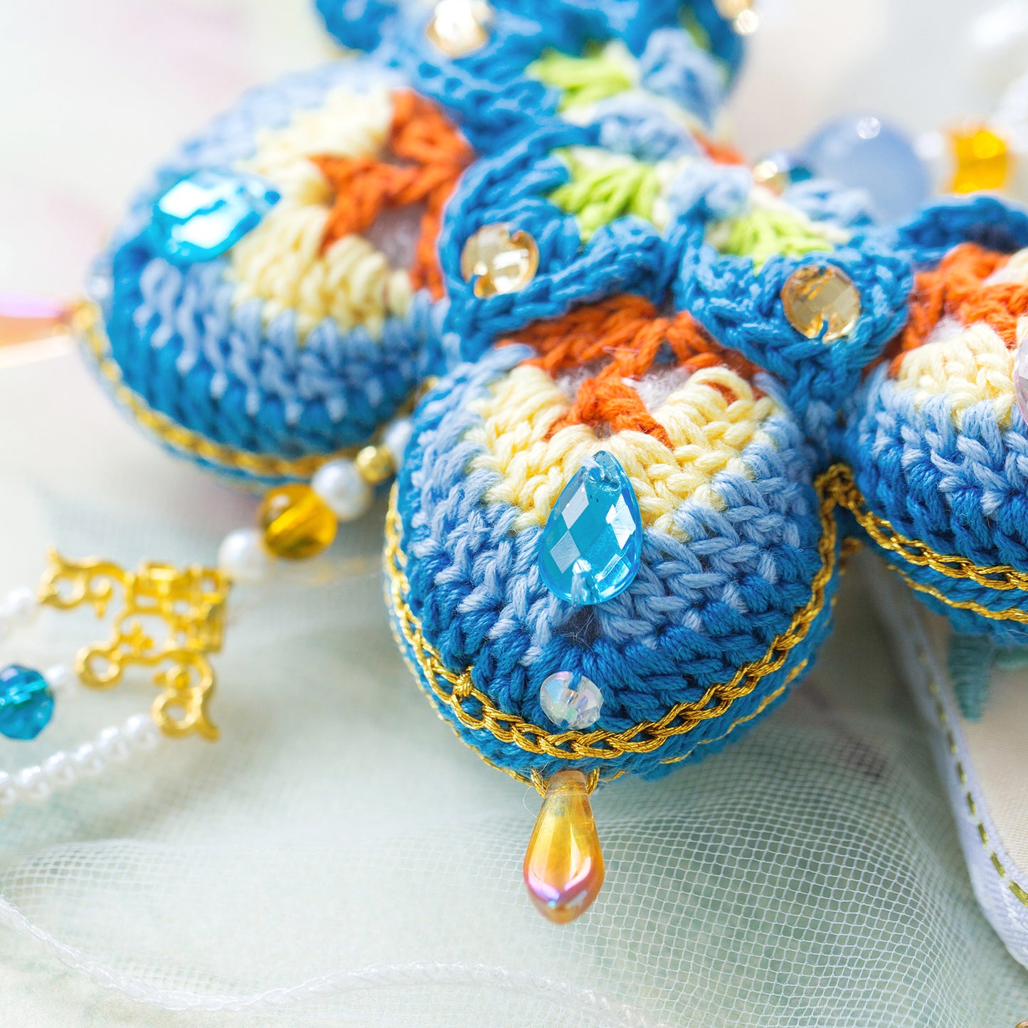 Butterfly Scent Sachet Crochet Yarn Kit | Chinese Aesthetics Series | Susan's Family