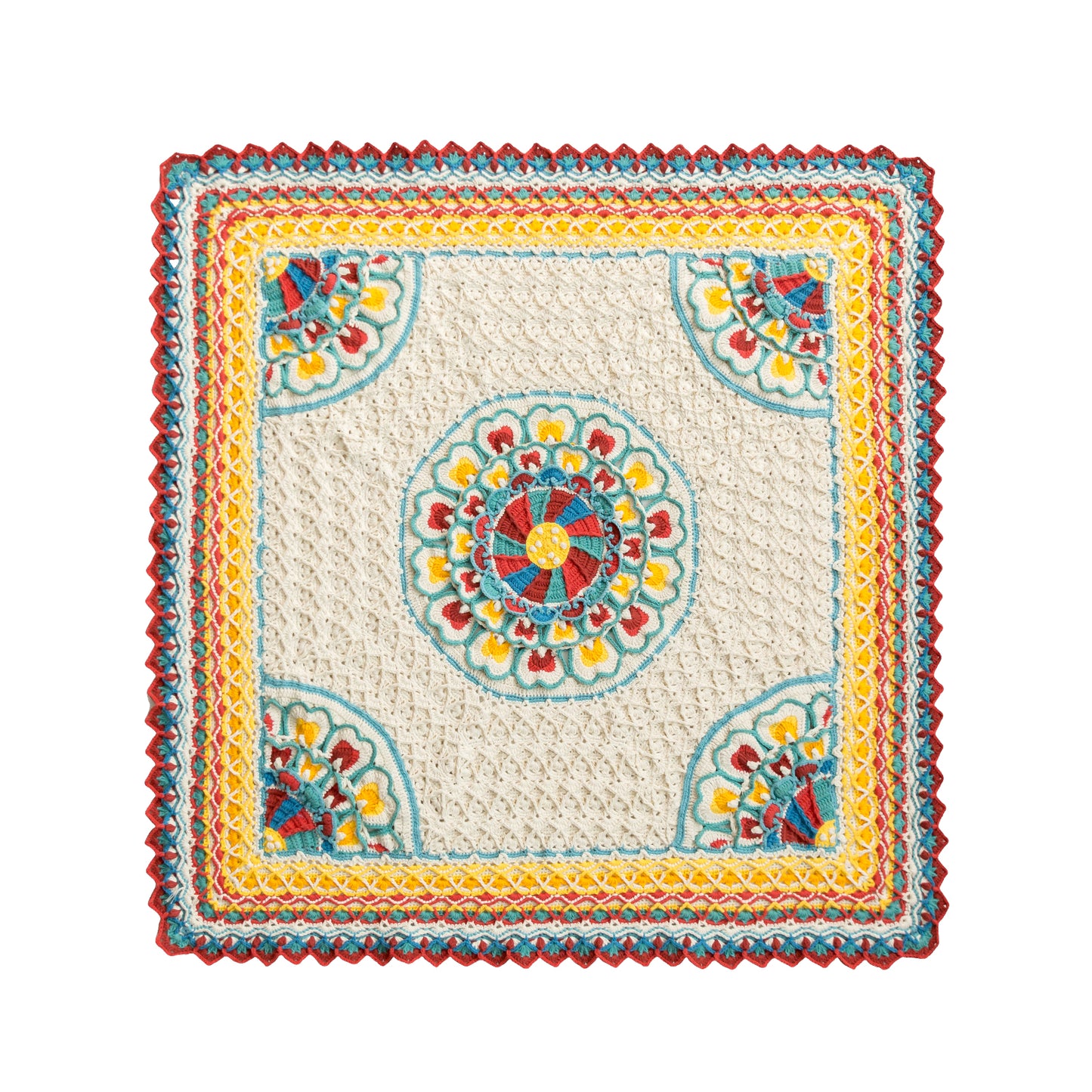 Skywheel Lotus Blanket Crochet Yarn Kit | Dunhuang Series | Susan's Family