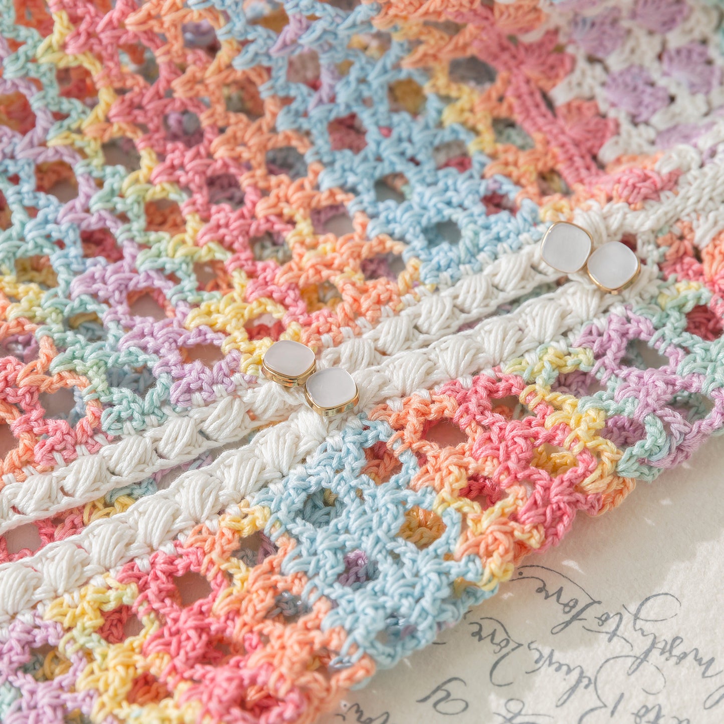 YuYou Hollow Pullover Crochet Yarn Kit | Susan's Family