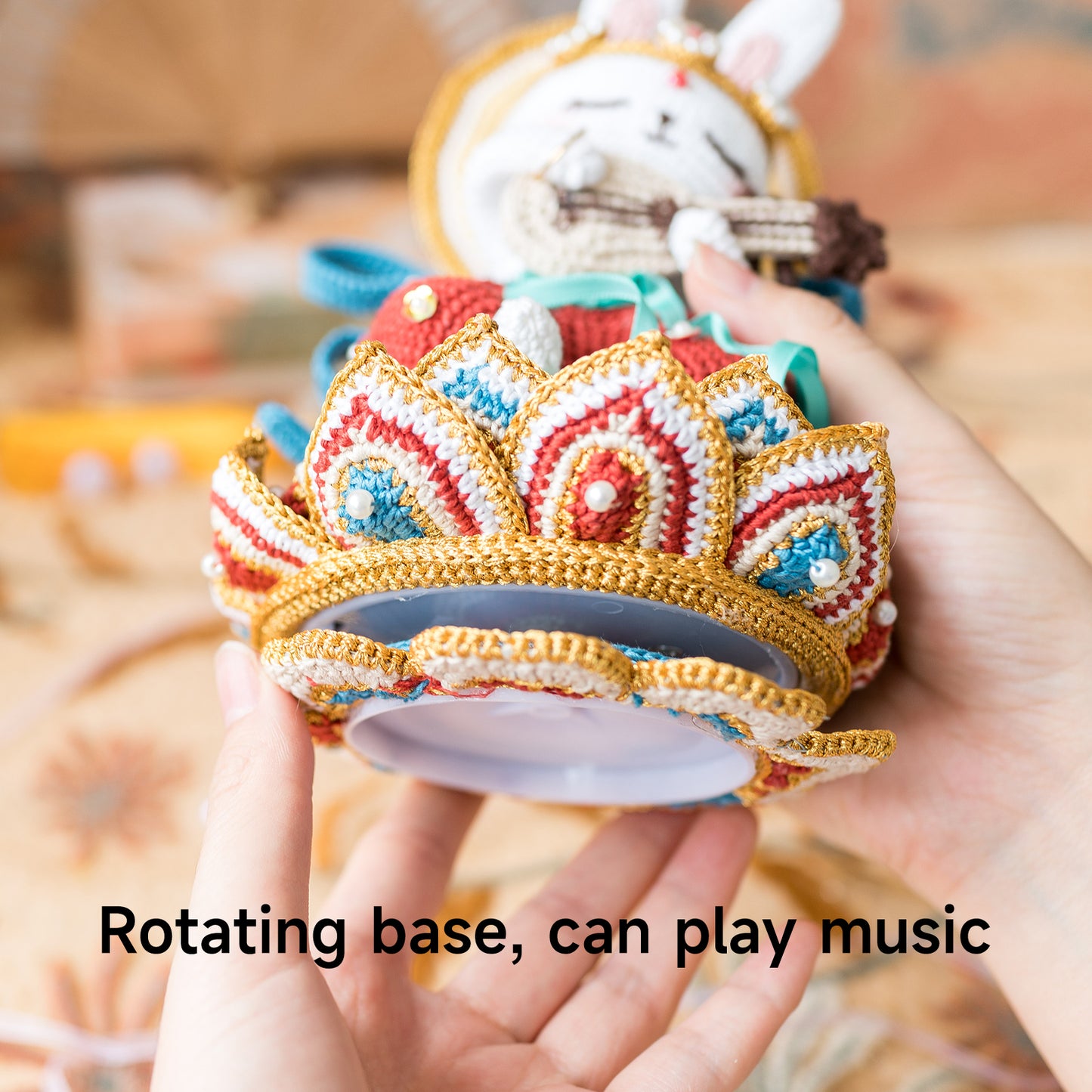 Celestial Rabbit Music Boxes Crochet Yarn Kit | Dunhuang Series| Susan's Family
