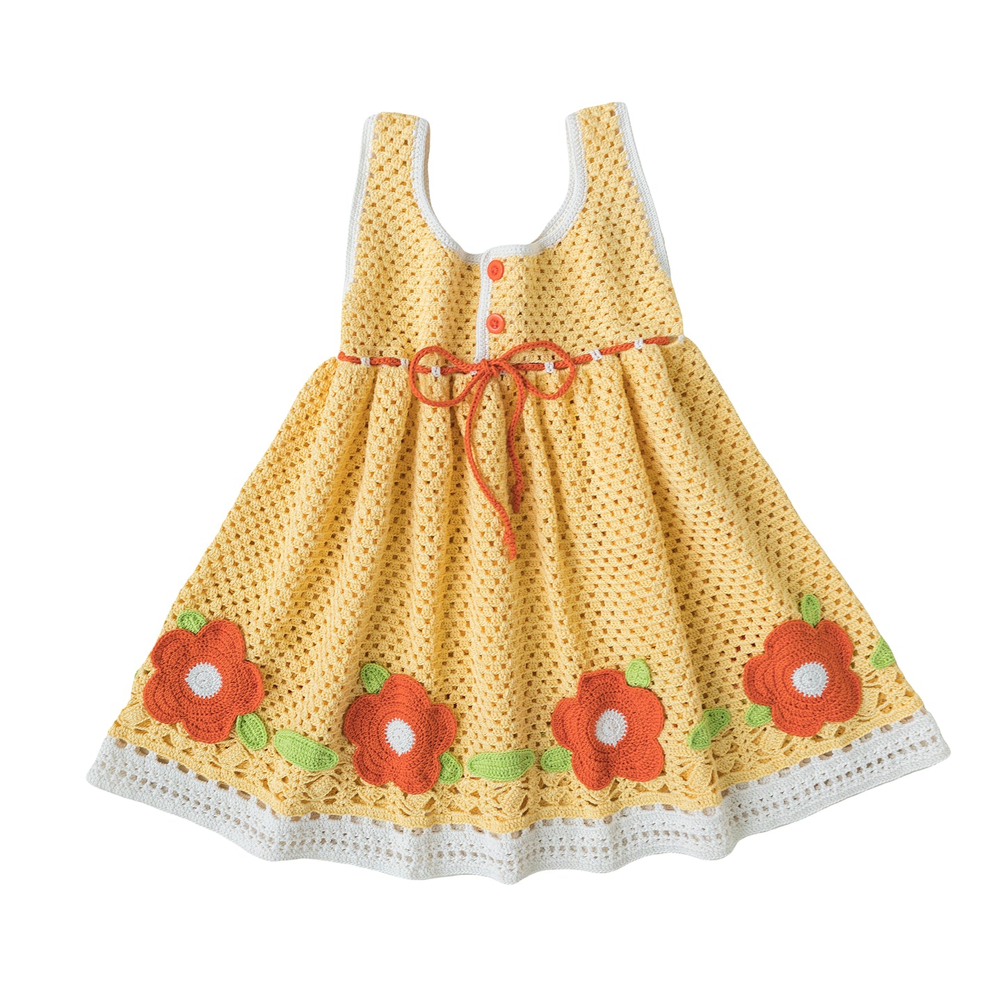 Flowers Blossoming Tank Dress Crochet Yarn Kit | Herbal Chronicle Series | Susan's Family