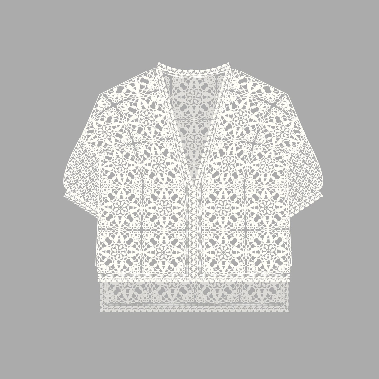 Whispering Grace Cardigan Crochet Yarn Kit | Susan's Family