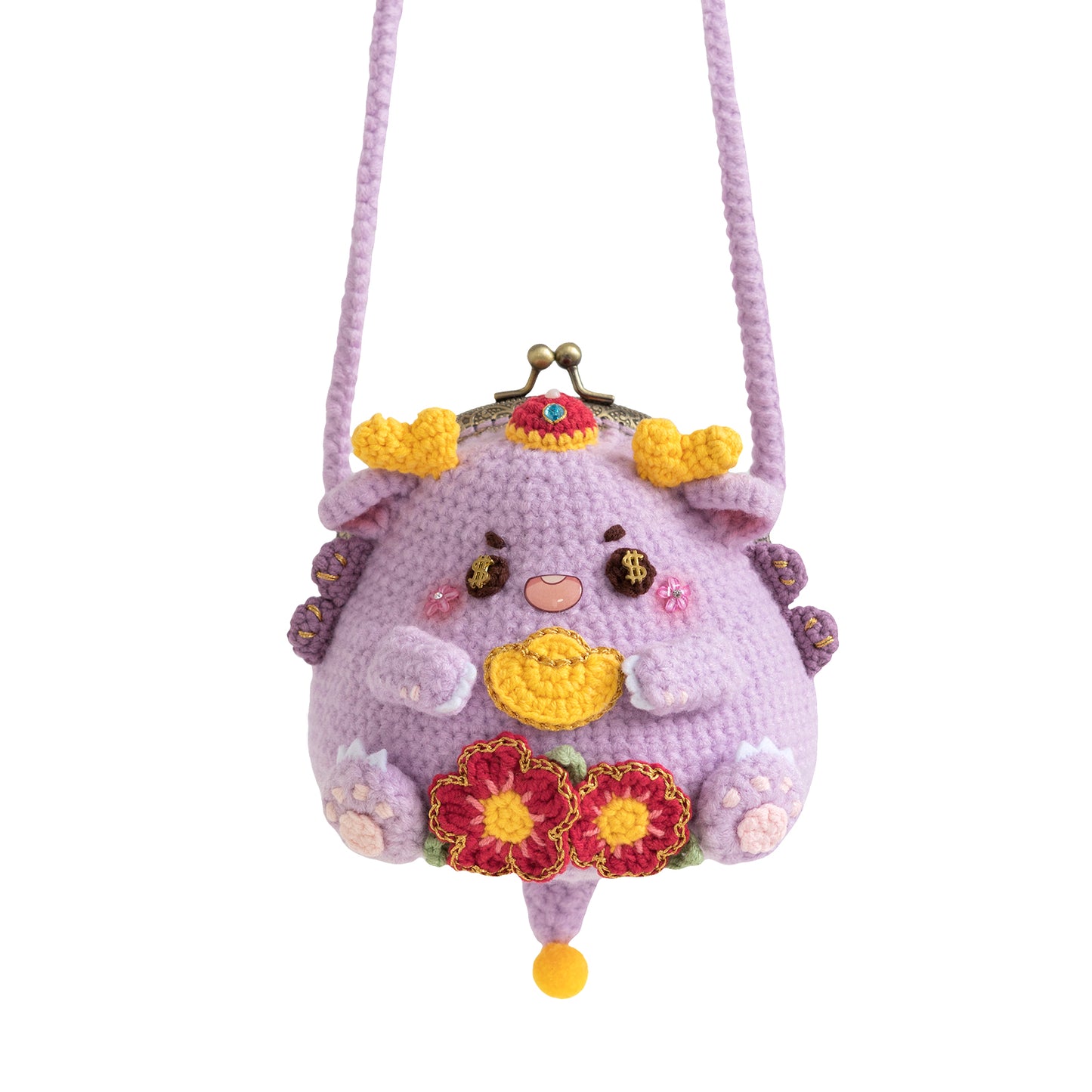 BabyLoong Kiss Lock Bag Crochet Yarn Kit | Susan's Family
