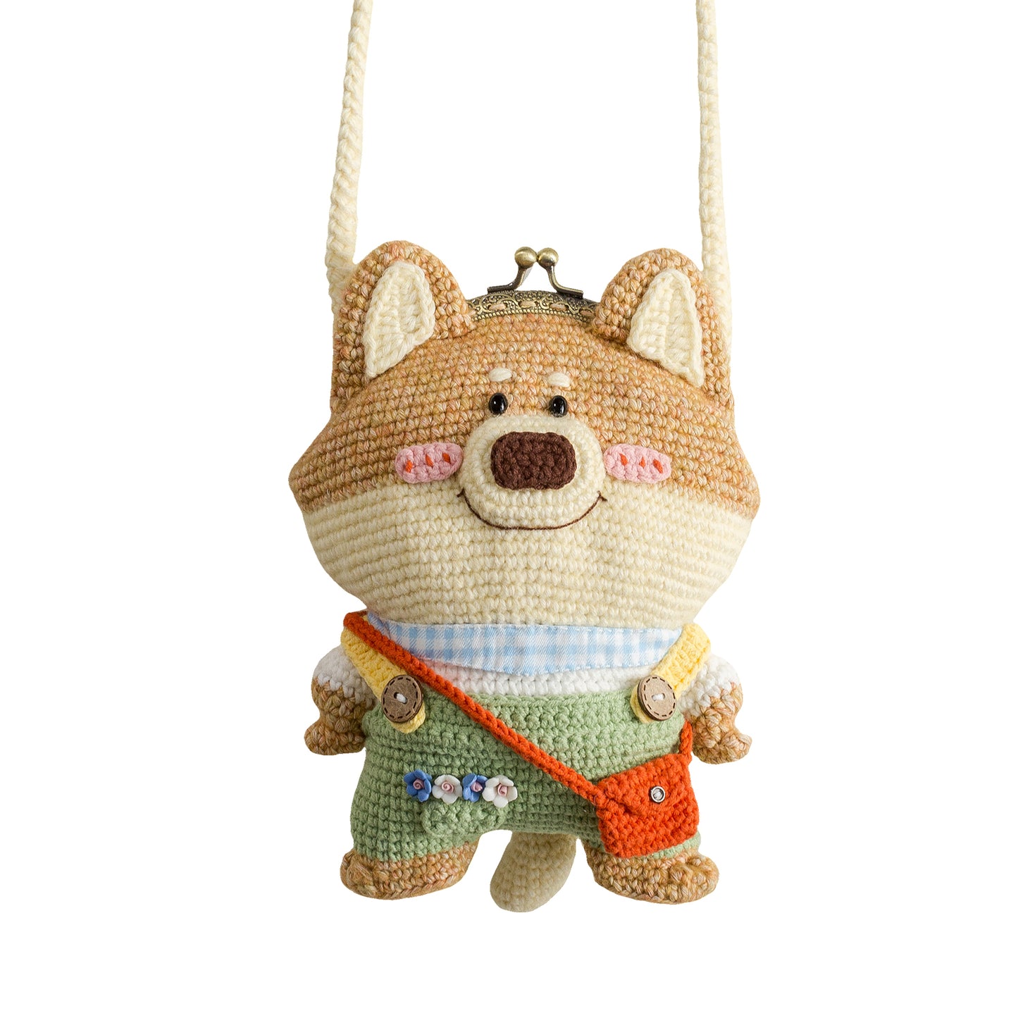Cute Pet Kiss Lock Bag Crochet Yarn Kit | Susan's Family