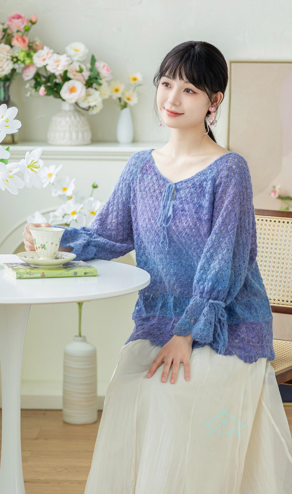 Bloomline Lace Top Crochet Pattern