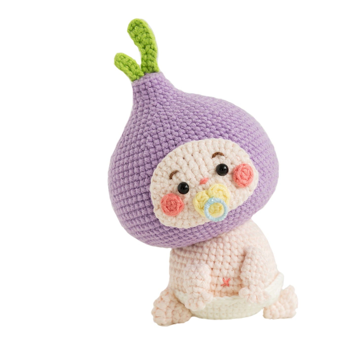 Garlic Puns Doll Crochet Yarn Kit | Susan's Family
