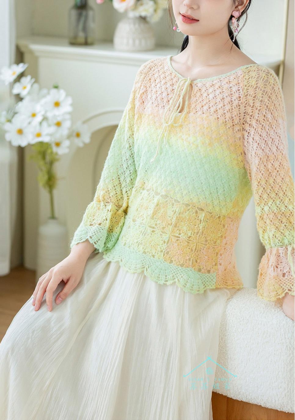 Bloomline Lace Top Crochet Pattern