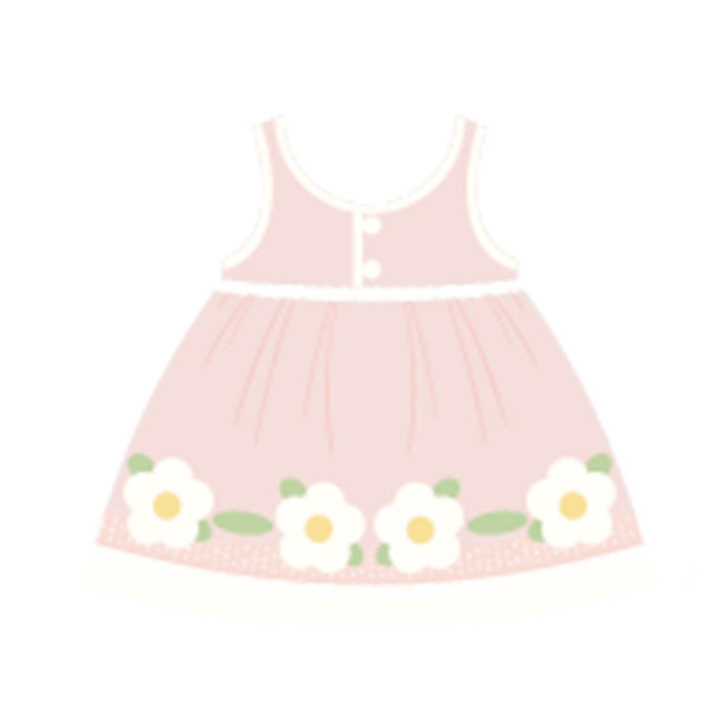 Flowers Blossoming Tank Dress Crochet Yarn Kit | Herbal Chronicle Series | Susan's Family