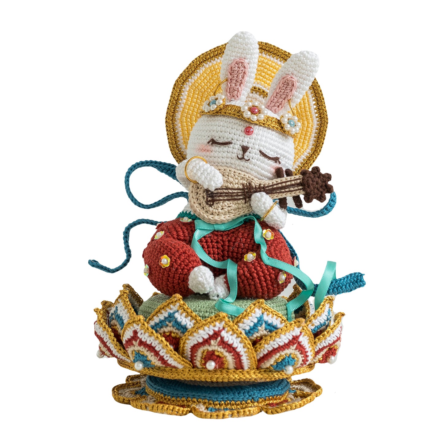 Celestial Rabbit Music Boxes Crochet Yarn Kit | Dunhuang Series| Susan's Family