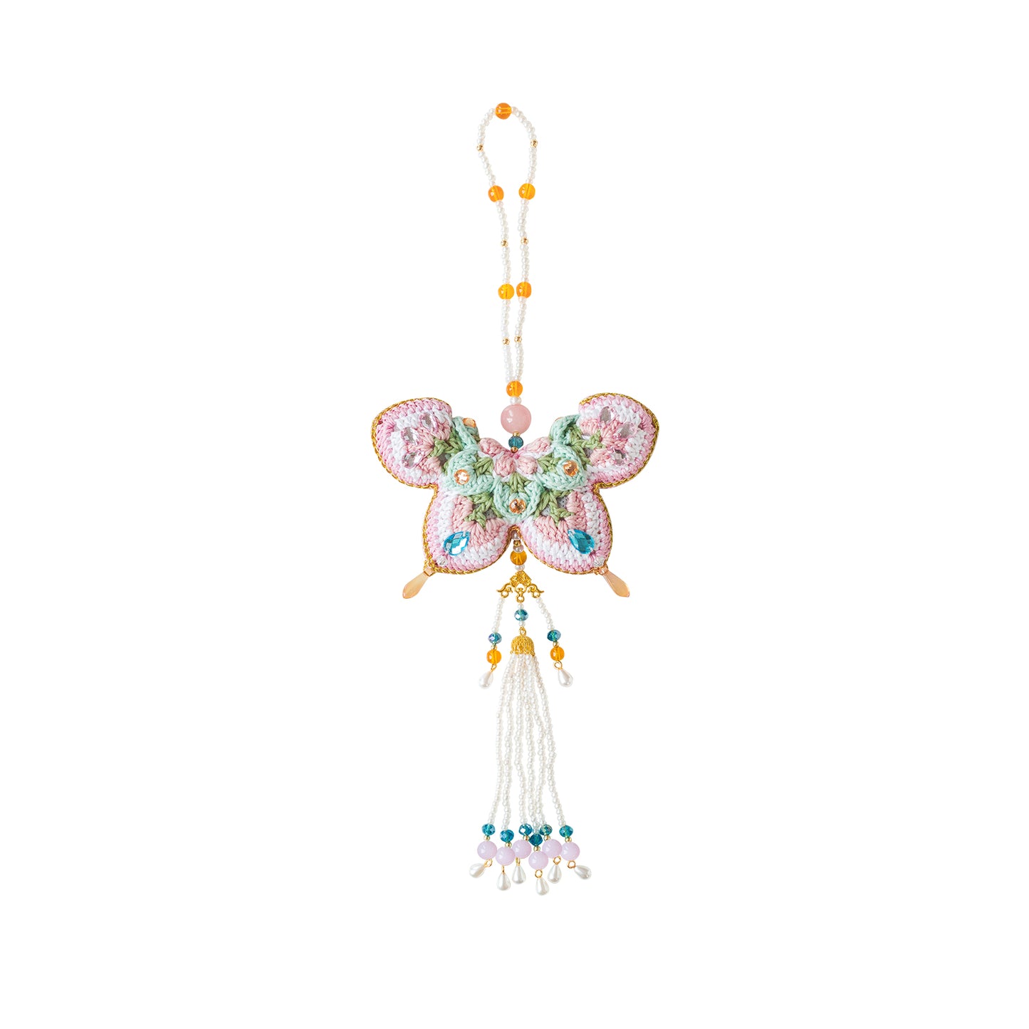 Butterfly Scent Sachet Crochet Yarn Kit | Chinese Aesthetics Series | Susan's Family