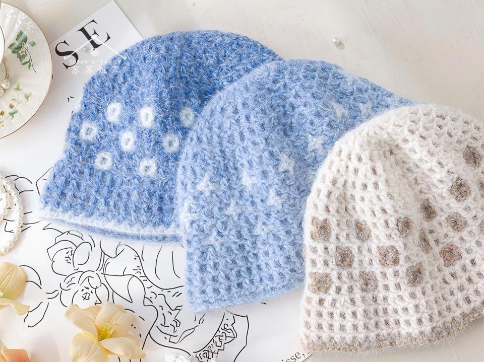 Star Check Bucket Hat Crochet Pattern