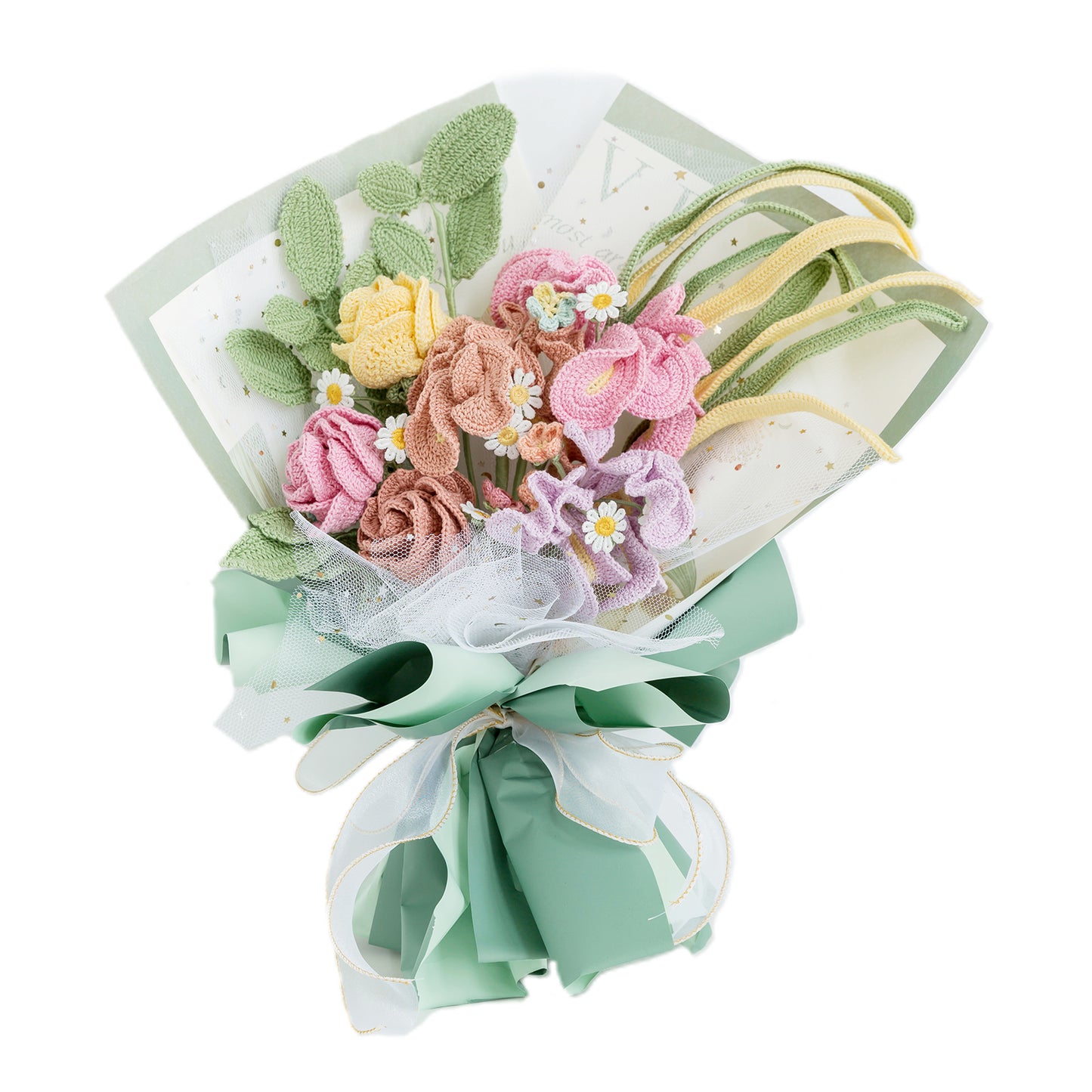 Mucha Bouquet Crochet Yarn Kit | Tribute to Art Series | Susan's Family