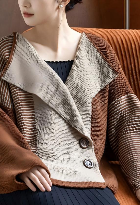 Ribbed Cardigan Knit Pattern