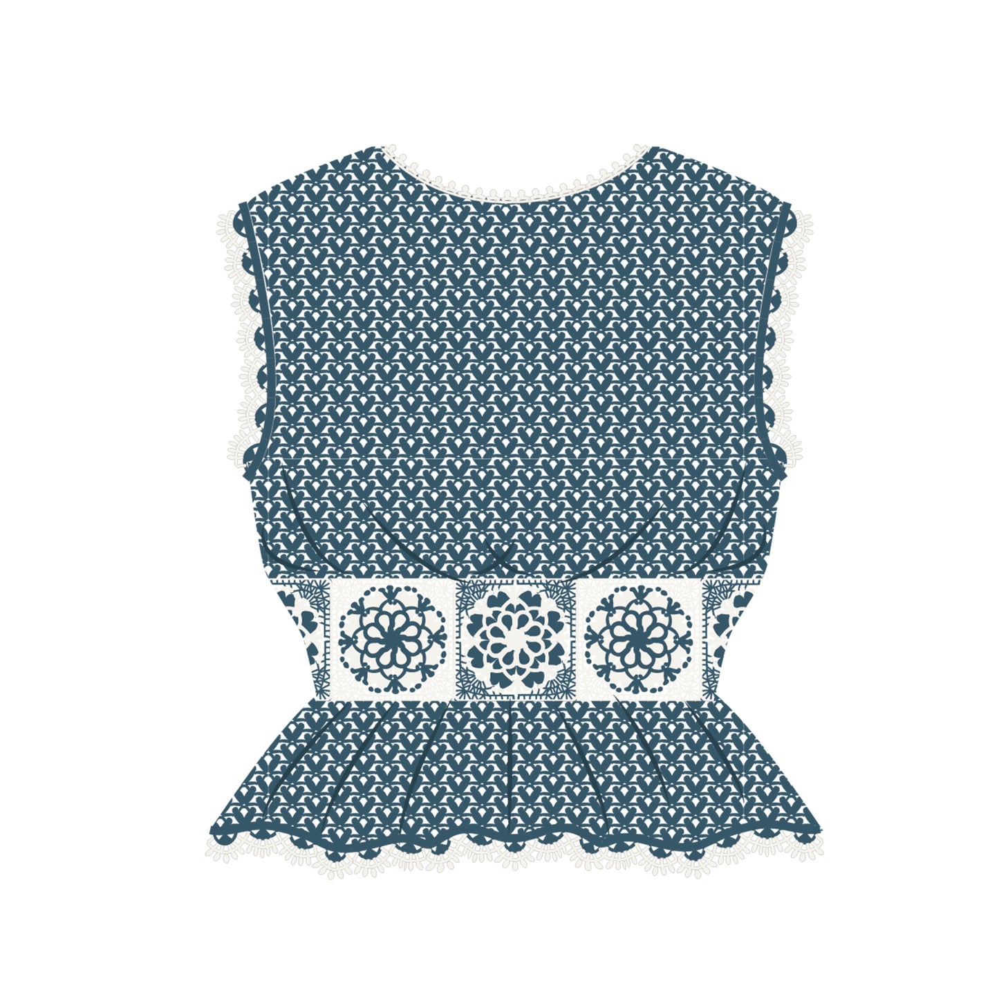 Celadon Lace Top Crochet Yarn Kit | Chinese Aesthetics Series | Susan's Family