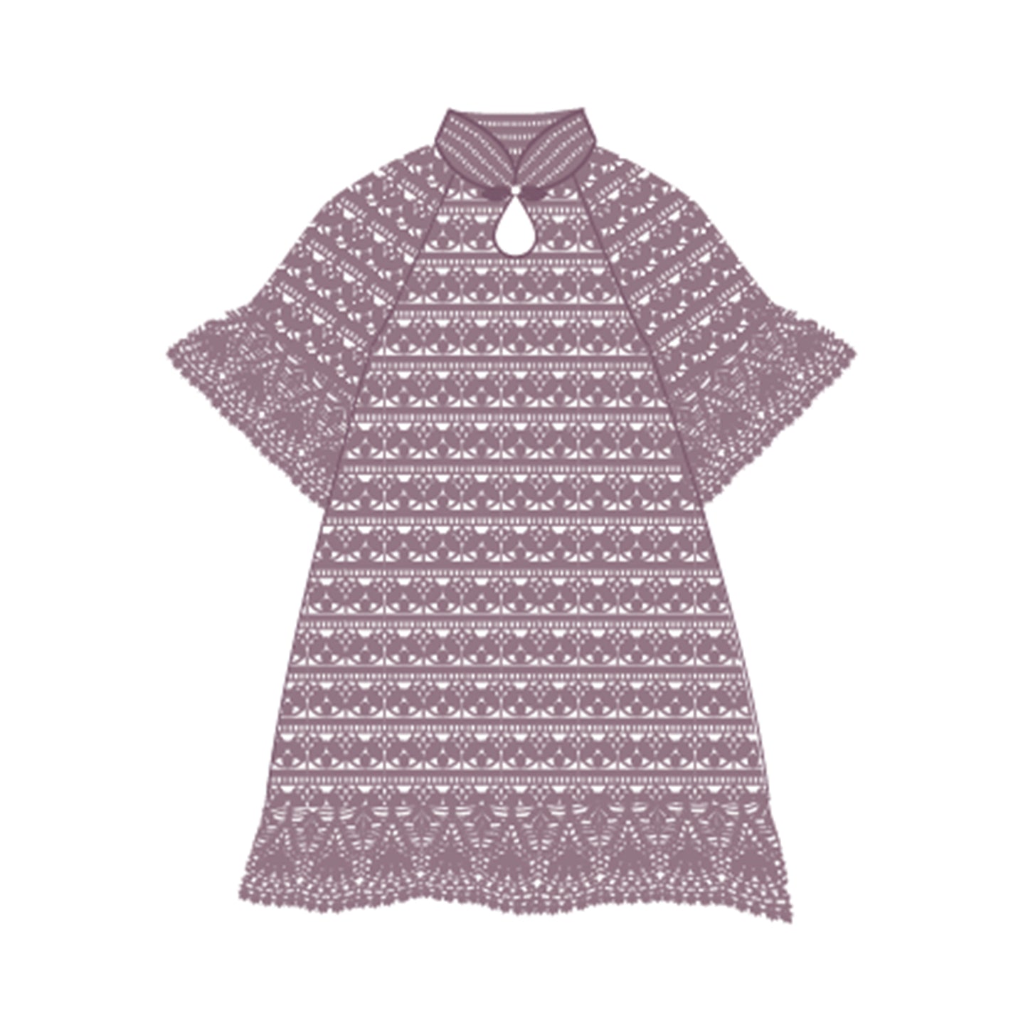 Southern Breeze Modern Qipao Crochet Yarn Kit | Susan's Family