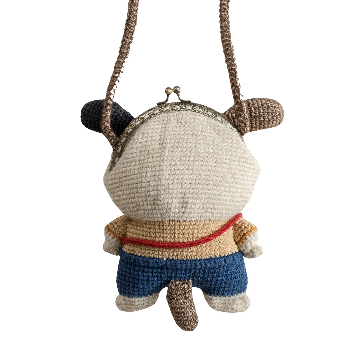 Cute Pet Kiss Lock Bag Crochet Yarn Kit | Susan's Family
