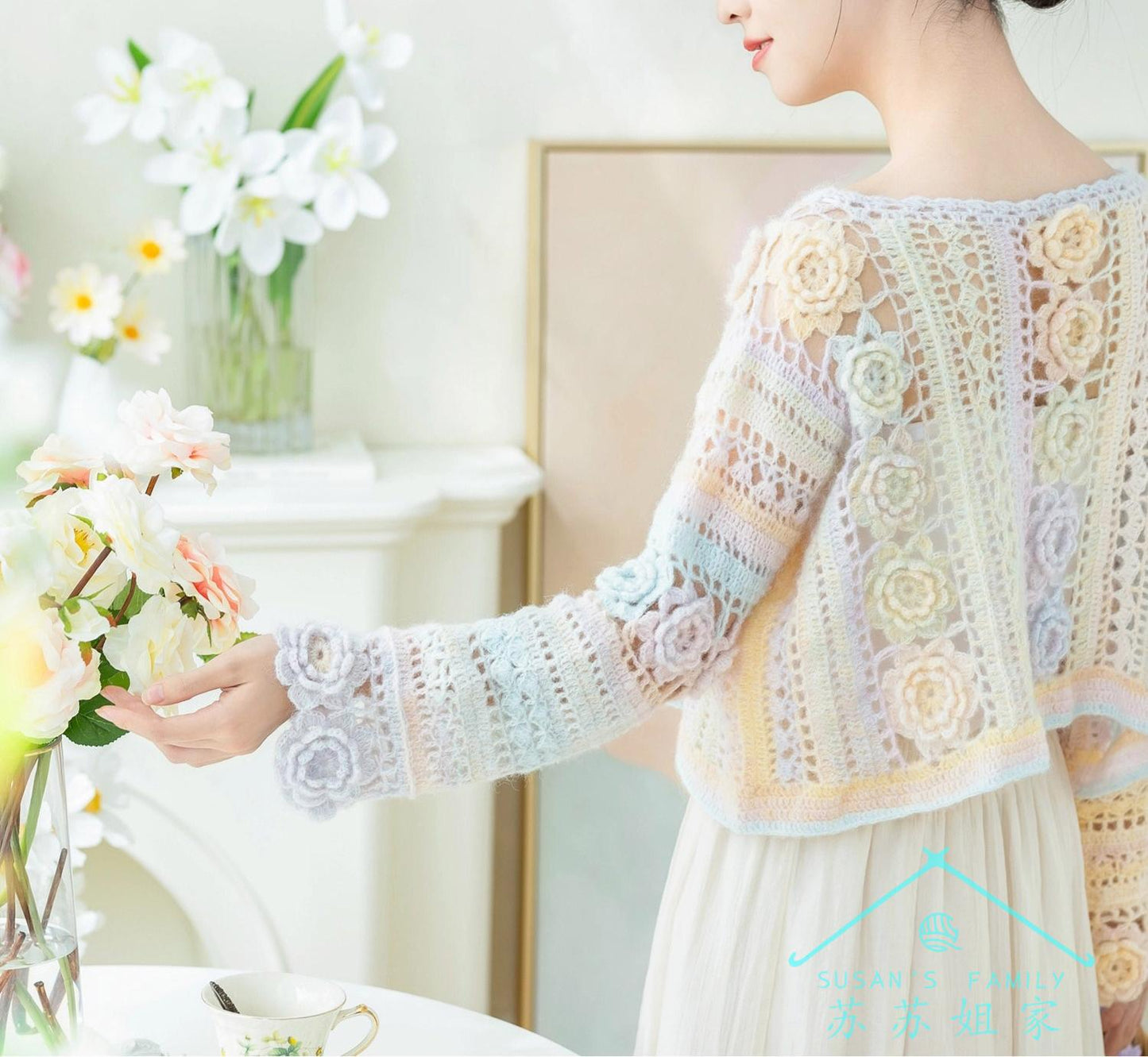 Floating Light Pullover Crochet Pattern