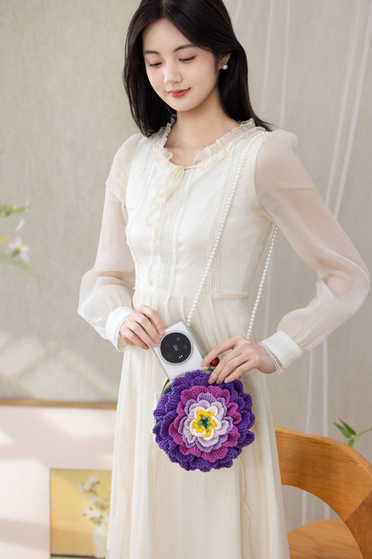 Peony Clutch Crochet Pattern