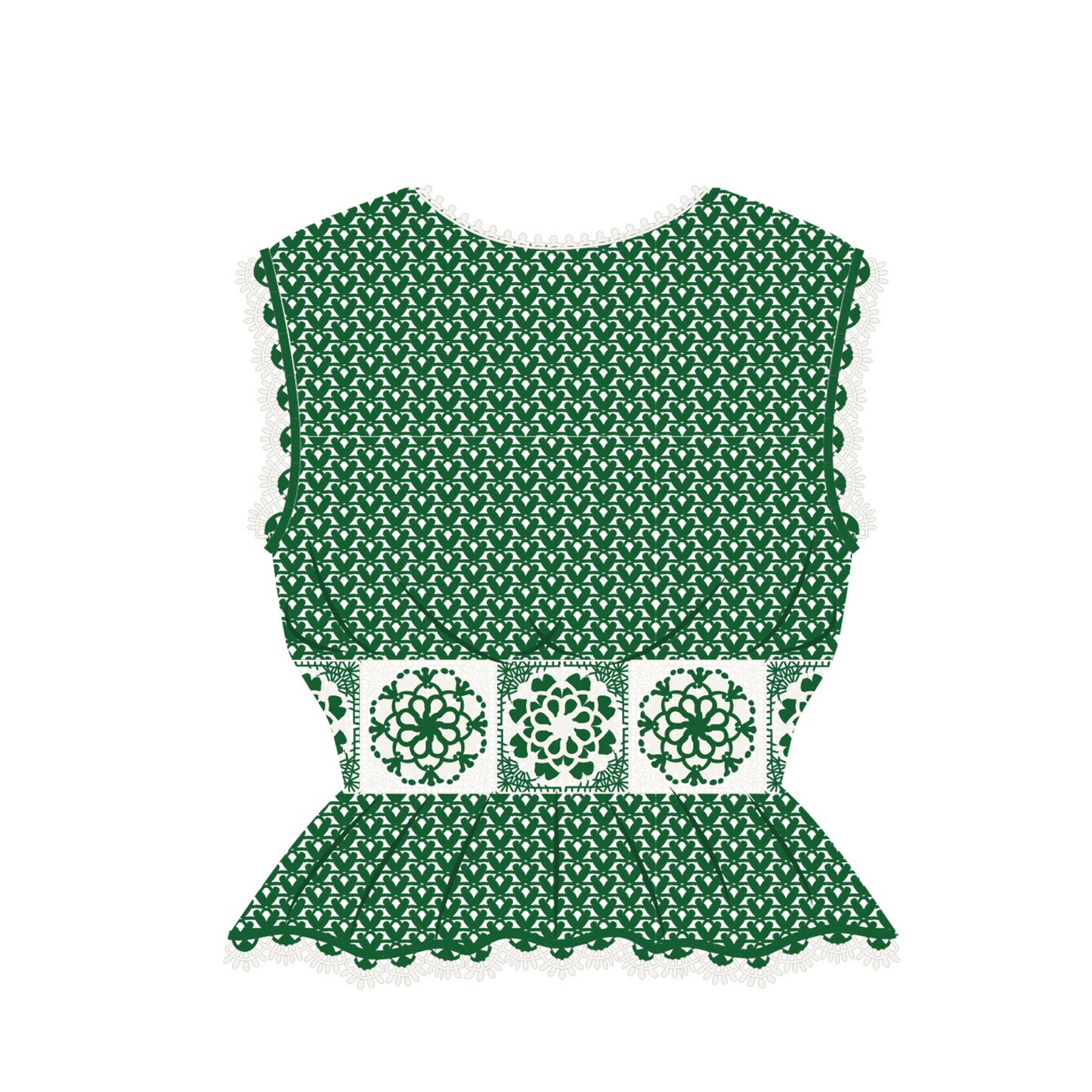 Celadon Lace Top Crochet Yarn Kit | Chinese Aesthetics Series | Susan's Family