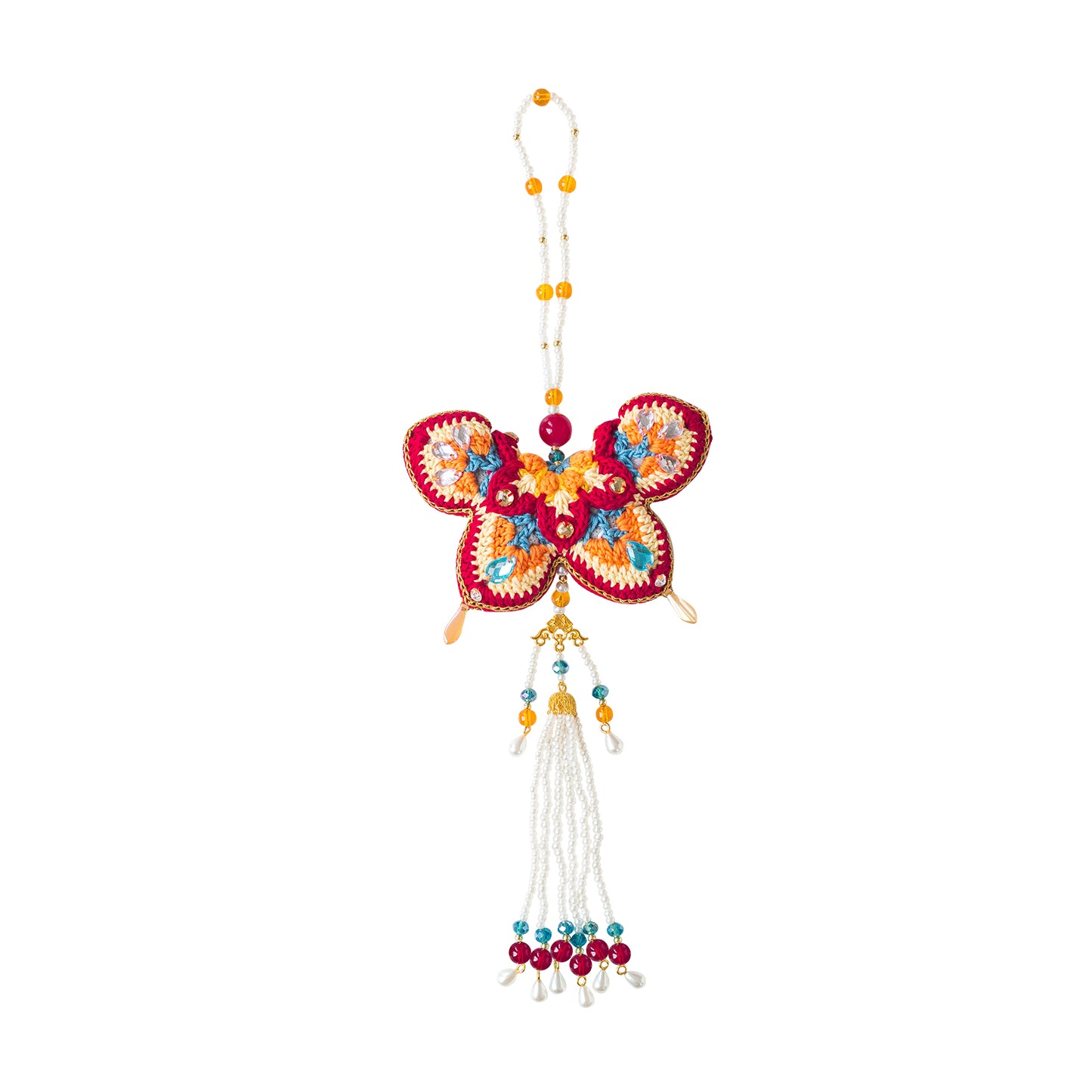 Butterfly Scent Sachet Crochet Yarn Kit | Chinese Aesthetics Series | Susan's Family